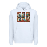 White god is love cross Premium Hoodie - BarkalooDesign