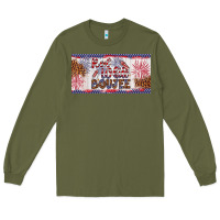 Army Green red white boujee Long Sleeve Tee - Artiststas