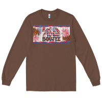 Chestnut red white boujee Long Sleeve Tee - Artiststas