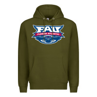 Army Green us, owls, fau Premium Hoodie - DesigneFamous