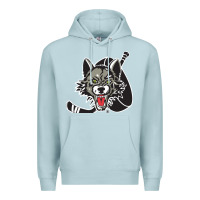 Blue Mist chicago wolves Premium Hoodie - DesigneFamous