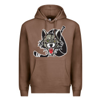 Chestnut chicago wolves Premium Hoodie - DesigneFamous