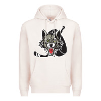 Pale Pink chicago wolves Premium Hoodie - DesigneFamous