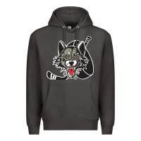 Smoke chicago wolves Premium Hoodie - DesigneFamous