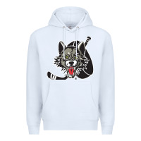 White chicago wolves Premium Hoodie - DesigneFamous