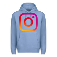 Colony Blue instagram Premium Hoodie - DesigneFamous