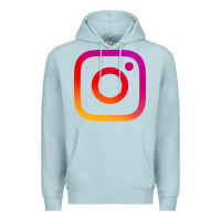 Blue Mist instagram Premium Hoodie - DesigneFamous