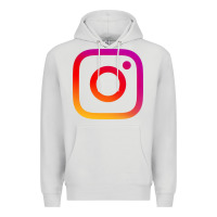 Dove Grey instagram Premium Hoodie - DesigneFamous