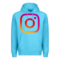 Ocean Blue instagram Premium Hoodie - DesigneFamous