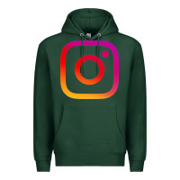 Sports Green instagram Premium Hoodie - DesigneFamous