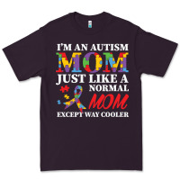 Plum LIL Autism Mom Premium Tee - CowhideDigitalArt