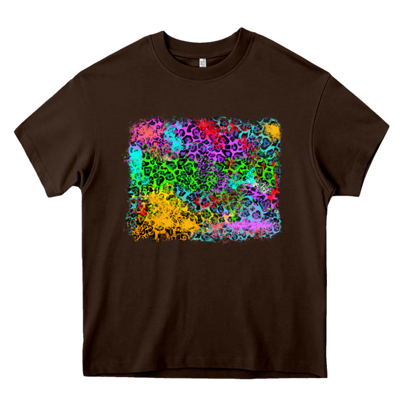 Colorful Leopard Background Heavy Core Tee by RanaPortraitStore | Teevron