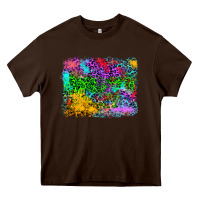 Chocolate Brown colorful leopard background Heavy Core Tee - RanaPortraitStore