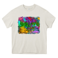 Cream colorful leopard background Heavy Core Tee - RanaPortraitStore