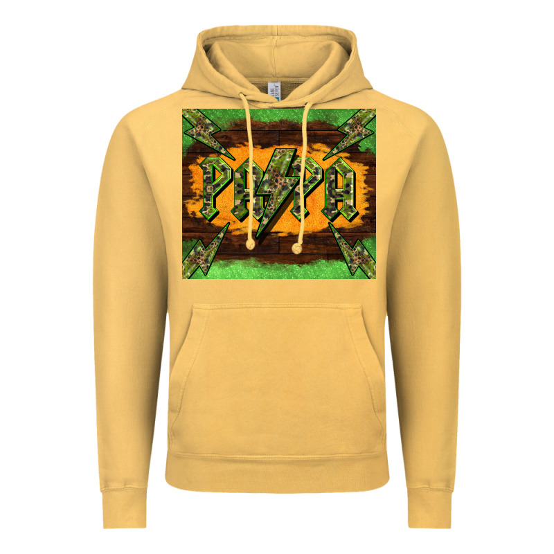 Papa  Lightning Camouflage Vintage Hoodie by BarkalooDesign | Teevron