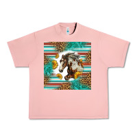 Salmon western mustang horse Urban Heavy Tee - LillyAllenDesigns