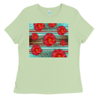 Matcha Western Roses Ladies Tee - LillyAllenDesigns