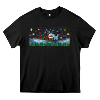 Black let it snow libbey glass Heavy Core Tee - BundleAndBundleShop