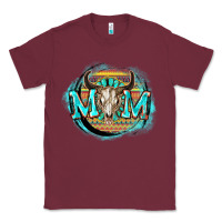 Burgundy Aztec mom Mother's Day Classic Tee - FaDigitalArtStudio