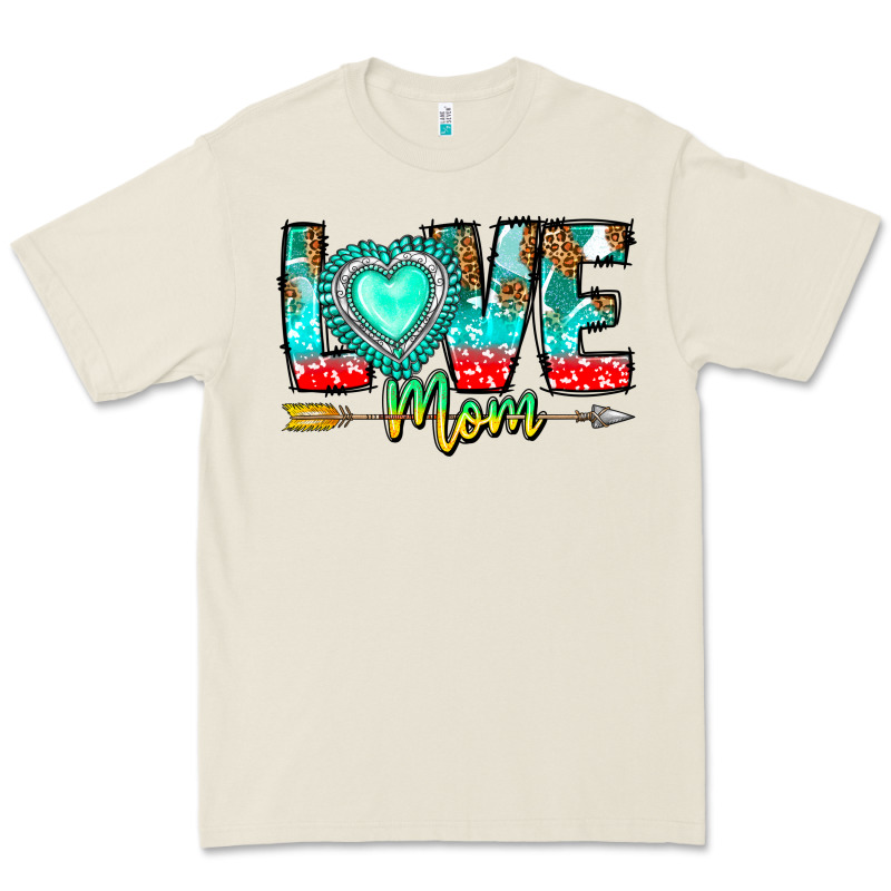 Love Mom Premium Tee by CowhideDigitalArt | Teevron