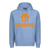 Colony Blue Grubhub t-shirt Premium Hoodie - DesigneFamous