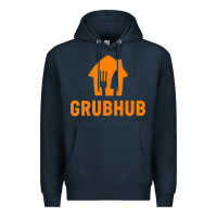 Navy Grubhub t-shirt Premium Hoodie - DesigneFamous