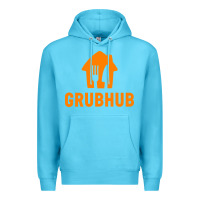 Ocean Blue Grubhub t-shirt Premium Hoodie - DesigneFamous