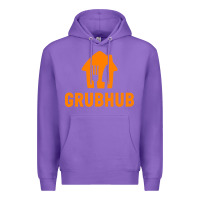 Purple Grubhub t-shirt Premium Hoodie - DesigneFamous
