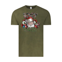Vintage Olive howdy santa Vintage Tee - SublimationCraftShop