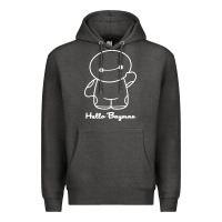 Charcoal Heather hello baymax Premium Hoodie - DesigneFamous