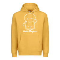 Mustard hello baymax Premium Hoodie - DesigneFamous