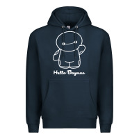 Navy hello baymax Premium Hoodie - DesigneFamous