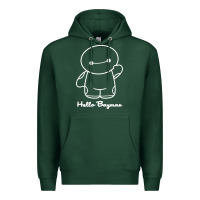 Sports Green hello baymax Premium Hoodie - DesigneFamous