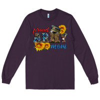 Plum proud army mom Long Sleeve Tee - Artiststas