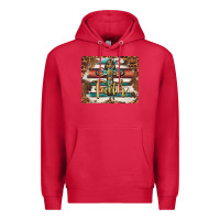 Cardinal faith cross mousepad Premium Hoodie - BarkalooDesign