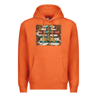 Carrot faith cross mousepad Premium Hoodie - BarkalooDesign