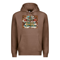 Chestnut faith cross mousepad Premium Hoodie - BarkalooDesign