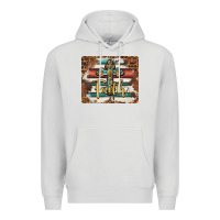 Dove Grey faith cross mousepad Premium Hoodie - BarkalooDesign