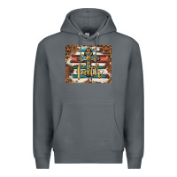 Rock faith cross mousepad Premium Hoodie - BarkalooDesign