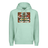 Seafoam faith cross mousepad Premium Hoodie - BarkalooDesign
