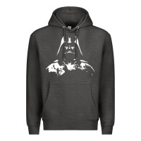 Charcoal Heather darth vader Premium Hoodie - DesigneFamous