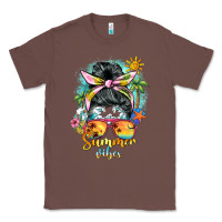 Chestnut summer vibes messy bun Classic Tee - BarkalooDesign