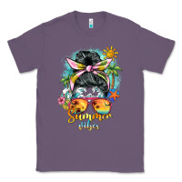 Lavender summer vibes messy bun Classic Tee - BarkalooDesign