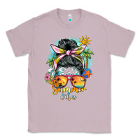 Summer Vibes Messy Bun Classic Tee | Teevron
