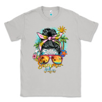 Moon Dust summer vibes messy bun Classic Tee - BarkalooDesign