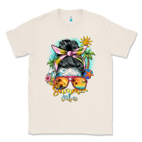 Natural summer vibes messy bun Classic Tee - BarkalooDesign