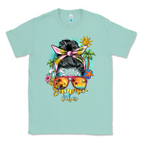 Seafoam summer vibes messy bun Classic Tee - BarkalooDesign