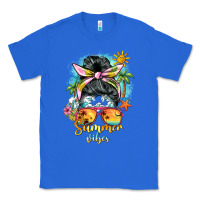 True Royal summer vibes messy bun Classic Tee - BarkalooDesign