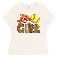 Bone Love My Girl Softball Ladies Tee - LillyAllenDesigns