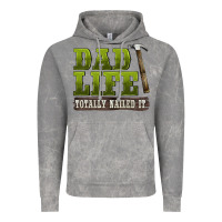 Cloud Rock dad lıfe totally naıled it Vintage Hoodie - BarkalooDesign